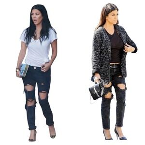 NWT One Teaspoon Freebirds Jeans in Fox Black ASO Kardashian Size 29